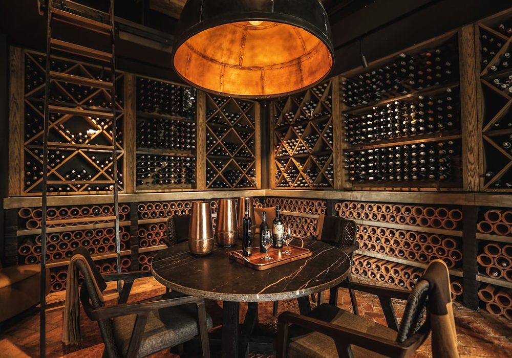 The Gravels wine room